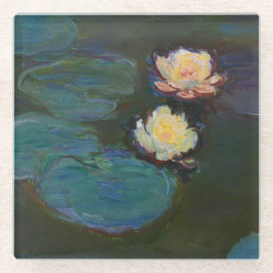 Claude Monet Seerosen Impressionistische Ölkunst Glasuntersetzer