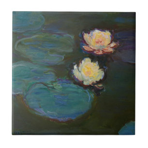 Claude Monet Seerosen Impressionistische Ölmalerei Fliese