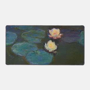 Claude Monet Seerosen Impressionistische Ölmalerei Schreibtischunterlage