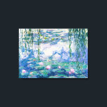 CLAUDE MONET - Seerosen Leinwanddruck<br><div class="desc">CLAUDE MONET - Seerosenöl auf Leinwand; Fortpflanzung</div>