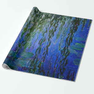 Claude Monet - Seerosen mit Trauerweide Geschenkpapier