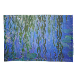 Claude Monet - Seerosen mit Trauerweide Kissenbezug