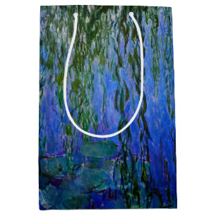 Claude Monet - Seerosen mit Trauerweide Mittlere Geschenktüte