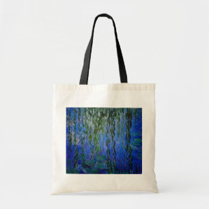 Claude Monet - Seerosen mit Trauerweide Tragetasche