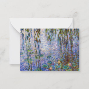 Claude Monet - Seerosen Mitteilungskarte