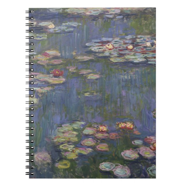 Claude Monet Seerosen Notizblock (Vorderseite)