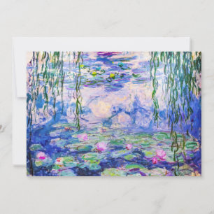 Claude Monet - Seerosen / Nympheas 1919 Dankeskarte