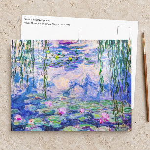 Claude Monet - Seerosen / Nympheas 1919 Postkarte