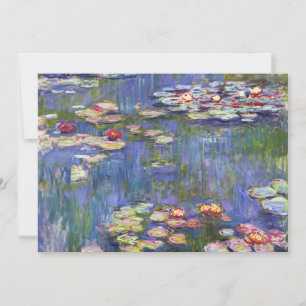 Claude Monet - Seerosen / Nympheas Einladung