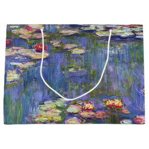 Claude Monet - Seerosen / Nympheas Große Geschenktüte