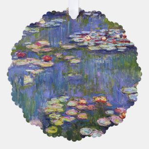 Claude Monet - Seerosen / Nympheas Ornament Karte