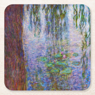 Claude Monet - Seerosen Rechteckiger Pappuntersetzer