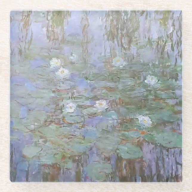 Claude Monet Seerosen Untersetzer (Vorderseite)