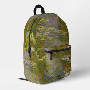 Claude Monet - Seerosenteich 1917 Bedruckter Rucksack