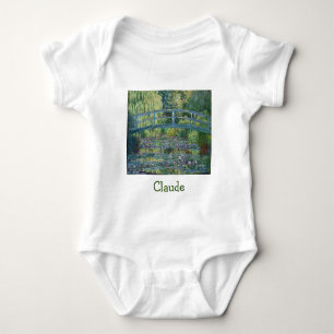 Claude Monet - Seerosenteich, Grüne Harmonie Baby Strampler