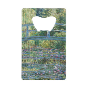 Claude Monet - Seerosenteich, Grüne Harmonie Geldbeutel Flaschenöffner