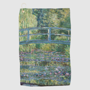 Claude Monet - Seerosenteich, Grüne Harmonie Golfhandtuch