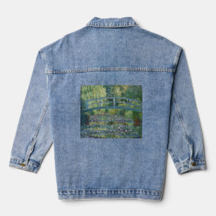 Claude Monet - Seerosenteich, Grüne Harmonie Jeansjacke