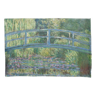 Claude Monet - Seerosenteich, Grüne Harmonie Kissenbezug