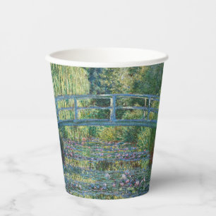 Claude Monet - Seerosenteich, Grüne Harmonie Pappbecher