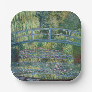 Claude Monet - Seerosenteich, Grüne Harmonie Pappteller