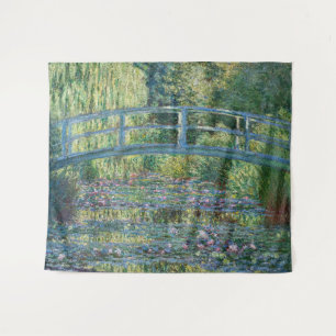 Claude Monet - Seerosenteich, Grüne Harmonie Wandteppich