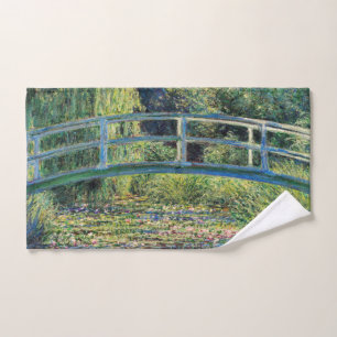 Claude Monet - Seerosenteich & Japan-Brücke Badhandtuch Set