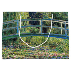 Claude Monet - Seerosenteich & Japan-Brücke Große Geschenktüte