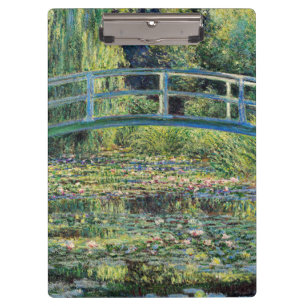 Claude Monet - Seerosenteich & Japan-Brücke Klemmbrett