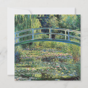 Claude Monet - Seerosenteich & Japanische Brücke Dankeskarte
