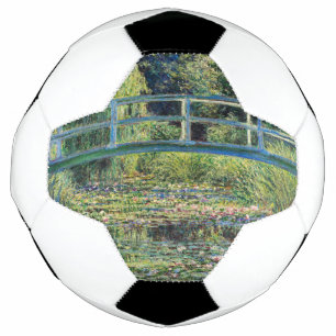 Claude Monet - Seerosenteich & Japanische Brücke Fußball