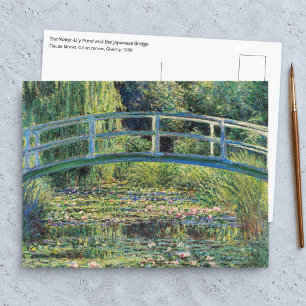 Claude Monet - Seerosenteich & Japanische Brücke Postkarte