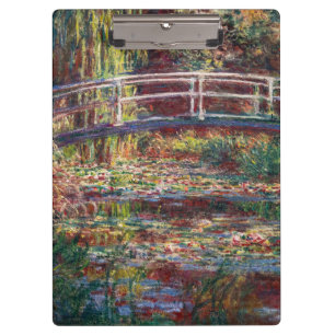 Claude Monet - Seerosenteich, Rosa Harmonie Klemmbrett