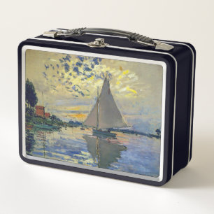 Claude Monet - Segelboot in Le Petit-Gennevilliers Metall Brotdose