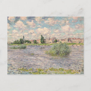 Claude Monet Seine in Lavacourt Postkarte