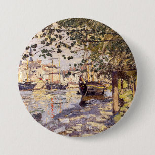 Claude Monet. Seine in Rouen Button