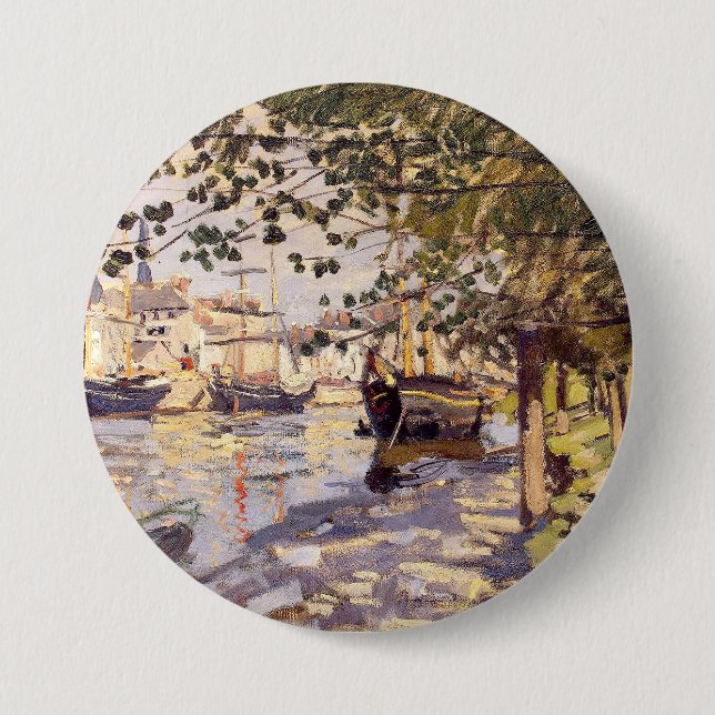 Claude Monet. Seine in Rouen Button (Vorderseite)
