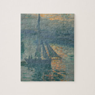 Claude Monet Sonnenaufgang Marine Segelboot Impres