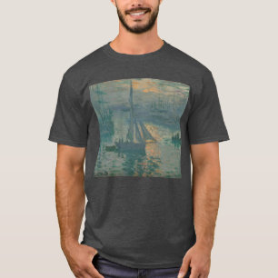 Claude Monet - Sonnenaufgang (Marine) T-Shirt