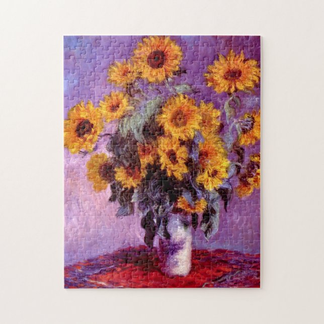 Claude Monet:Sonnenblumen (Vertikal)