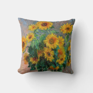 Claude Monet - Sonnenblumenstrauß Kissen