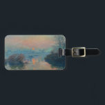 Claude Monet - Sonnenuntergang auf der Seine am La Gepäckanhänger<br><div class="desc">Sonnenuntergang auf der Seine am Lavacourt,  Wintereffekt / Soleil Couchant sur la Seine a Lavacourt,  Effekt d'hiver - Claude Monet,  Öl auf der Leinwand,  1880</div>