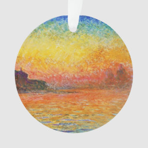 Claude Monet Sonnenuntergang in Venedig Impression Ornament
