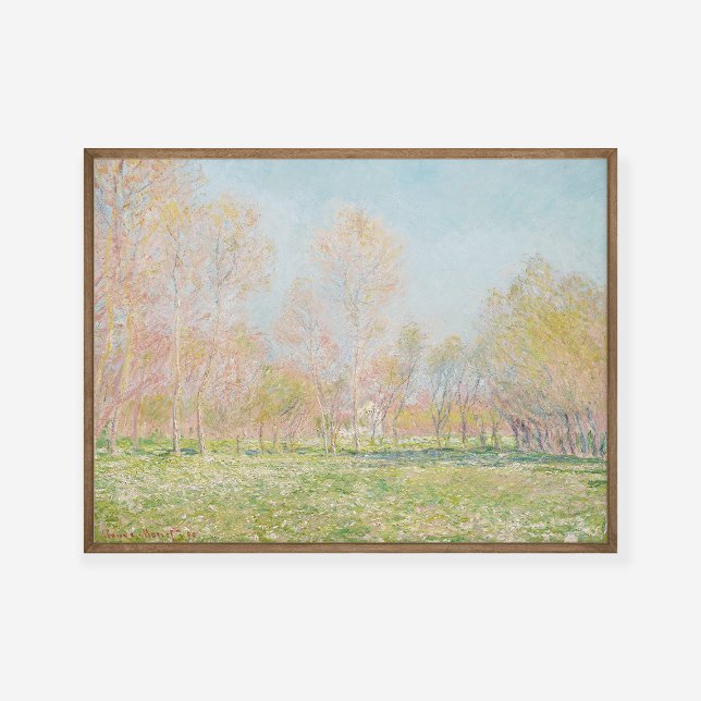 Claude Monet Spring in Giverny Malerei Printing Poster (Von Creator hochgeladen)