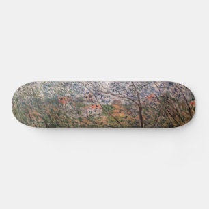 Claude Monet - Springtime durch die Zweige Skateboard