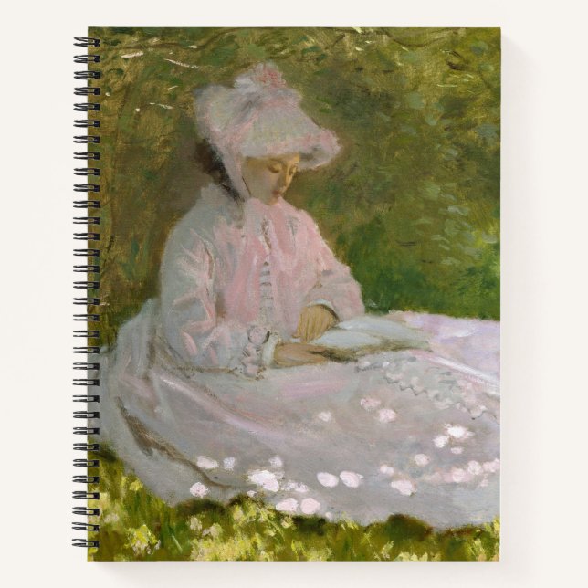 Claude Monet - Springtime    Notizbuch (Vorderseite)