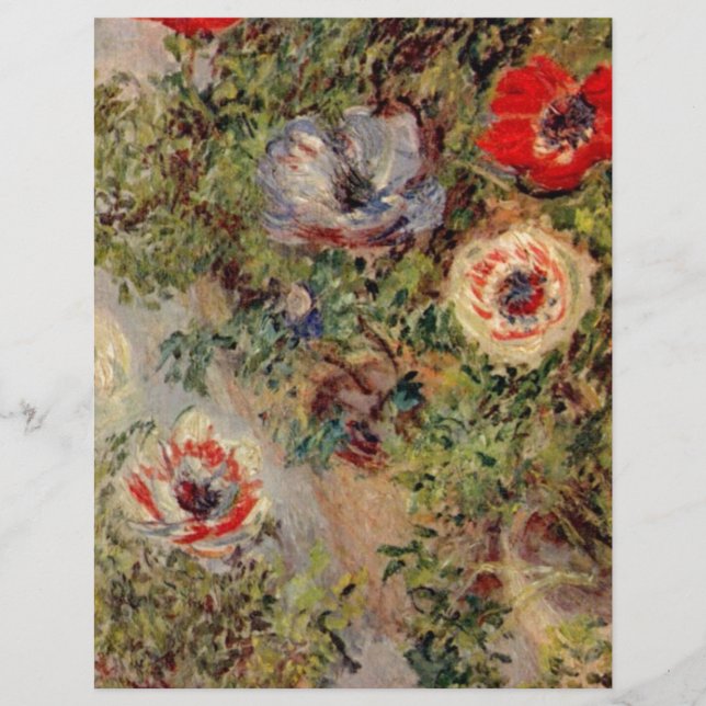 Claude Monet Stillleben mit Anemone Destiny Gesche (Vorderseite)