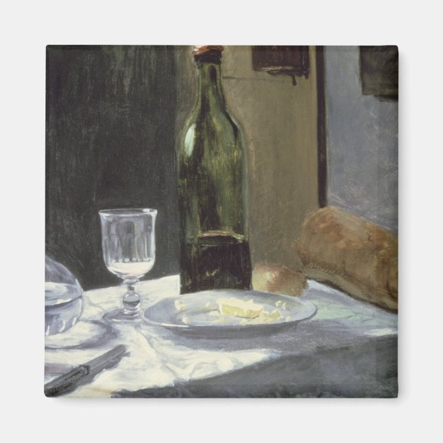 Claude Monet | Stillleben mit Flaschen Magnet (Vorne)