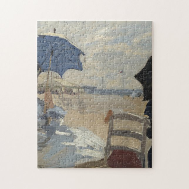 Claude Monet-Strand-Szene (Vertikal)