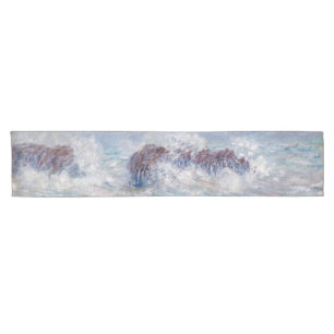 Claude Monet - Sturm an der Küste von Belle-Ile Kurzer Tischläufer